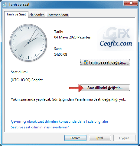 Windows 10'da kış saati uygulaması nasıl kapatılır?