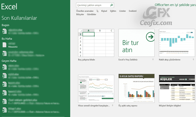 Word Ve Excel'i Boş Sayfa Olarak Başlatma