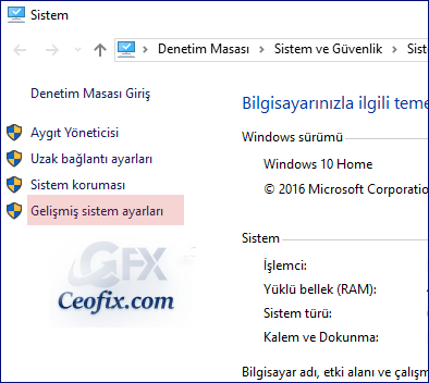 Sistem Geri Yükleme Nasıl Kapatılır Ve Neden Kapatılmalı