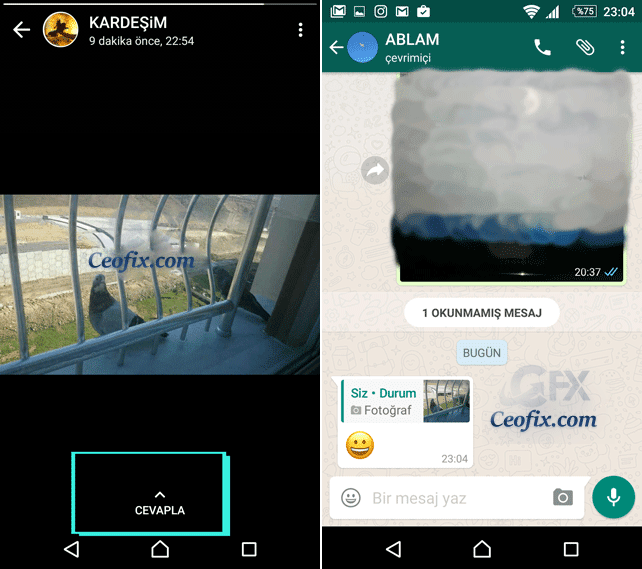 Whatsapp Durumuna Fotoğraf Video ve GIF Nasıl Eklenir