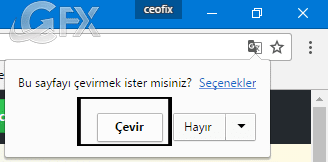 Chrome da Çeviri Dili Nasıl Değiştirilir