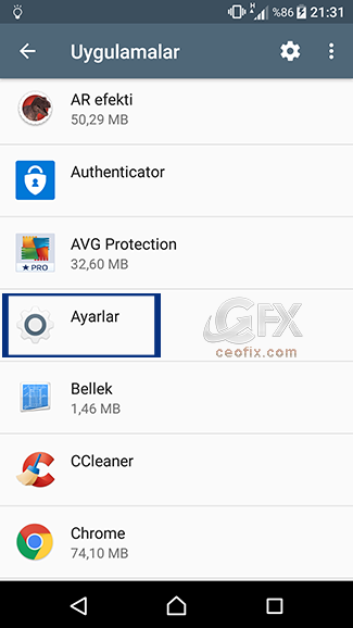 ayarlar
