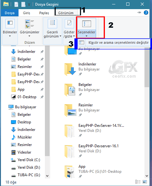 Windows 10 Son Açılan Dosyaları Gösterme-Gizleme Ve Silme