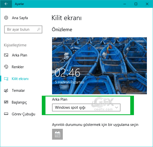 Windows 10 Kilit Ekran Ayarları Kilitlenip Grileşti
