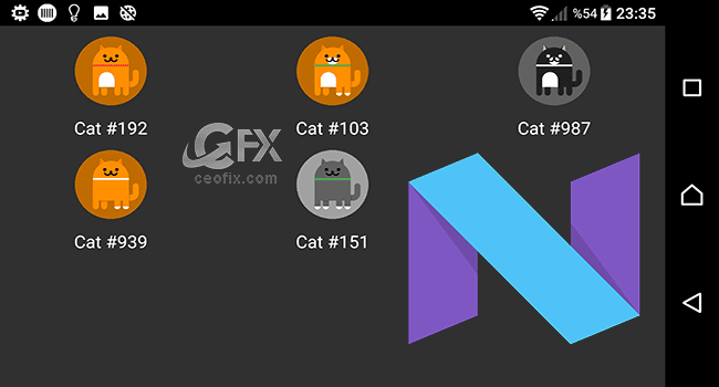 Android Nougat Gizli Kedi Oyunu Oyna