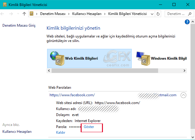 Edge Tarayıcısında Kaydedilen Web Şifreleri Nasıl Bulunur