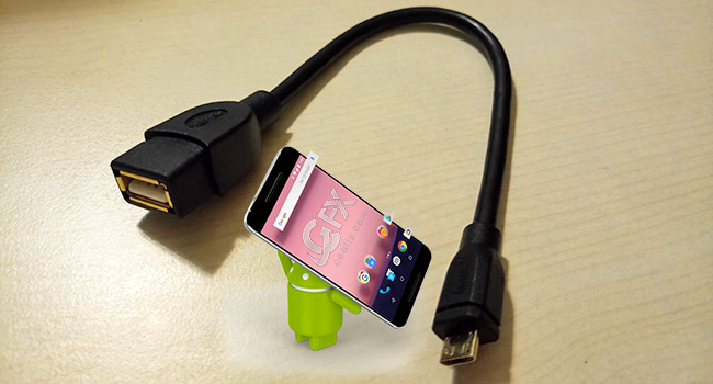 Telefona OTG Kablo İle USB Bellek Harddisk Mouse Klavye Bağla