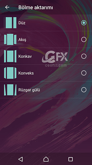 Bölme aktarımı