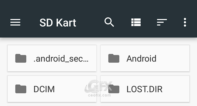 Android Telefonlardaki LOST.DIR Klasörü Nedir