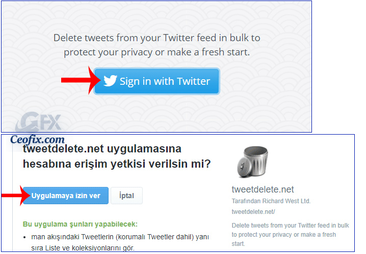 Twitter'da Tüm Tweetler Nasıl Silinir