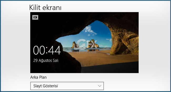 Windows 10 Süreli Slayt Gösterisi Nasıl Ayarlanır