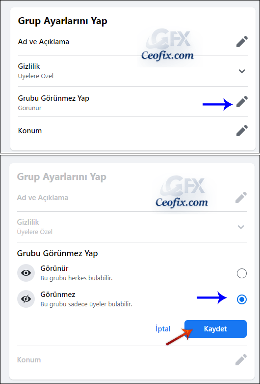 Facebook Grup Gizlilik Ayarı Nasıl Değiştirilir