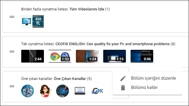 Youtube'da öne çıkan kanallar nedir nasıl eklenir?