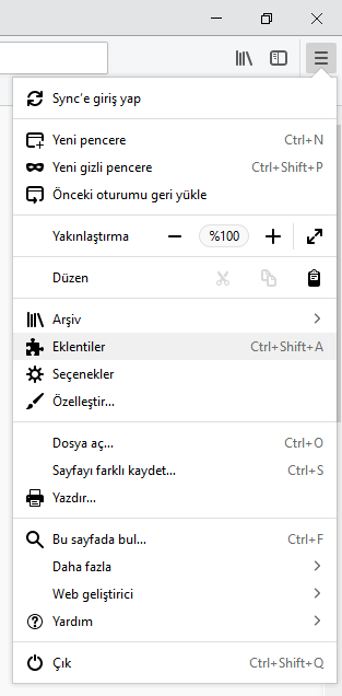Eklenti Yöneticisi