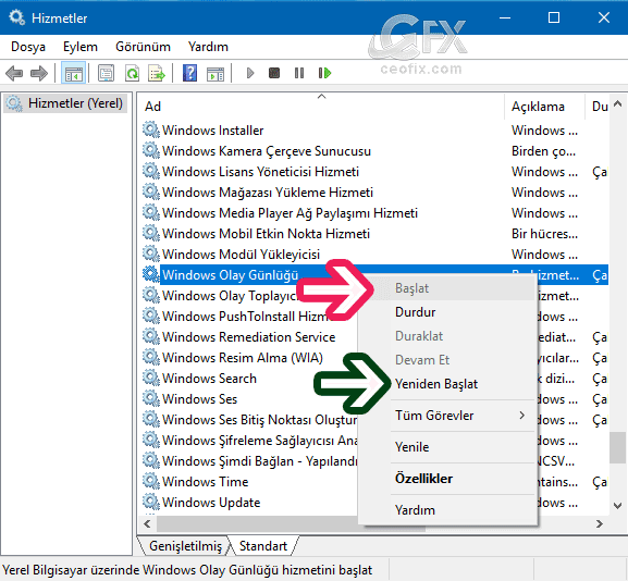 Windows'da İnternet Simgesi Kayboldu