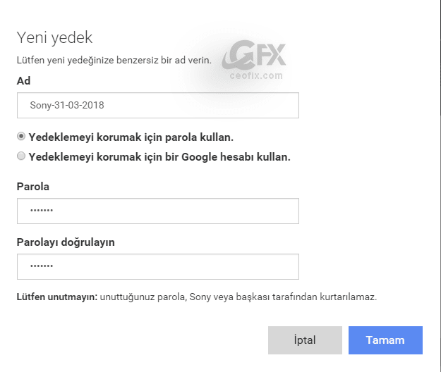 Android Telefonlar nasıl yedeklenir?