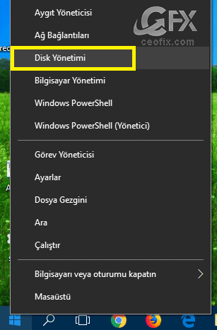 Disk Yönetimi ile Bilgisayarın Hardisk Boyutunu Öğrenme