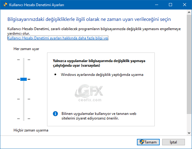 Kullanıcı hesabı denetimi nerede? Kullanıcı hesabı denetimini nasıl açarım?