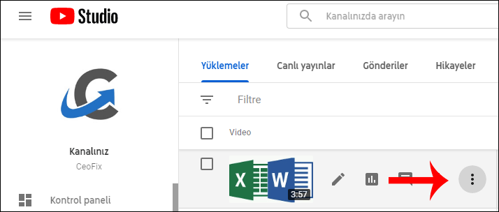 Youtube'dan Videolar Nasıl Silinir