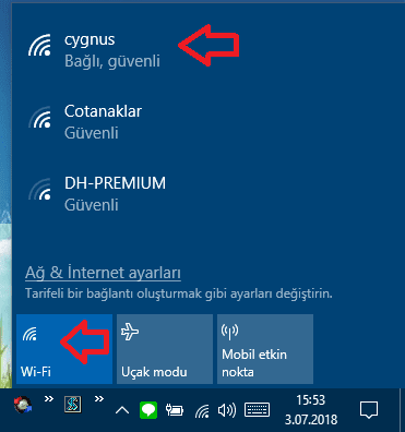 Wifi Açma Ve Kapatma Yolları