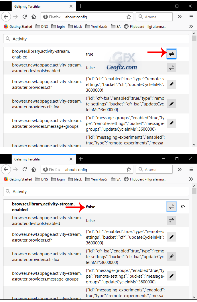 Firefox tarayıcıda öne çıkanlar nasıl kaldırılır?