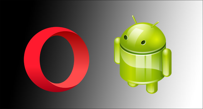 Android Opera Tarayıcısını Gece Modunda Kullan