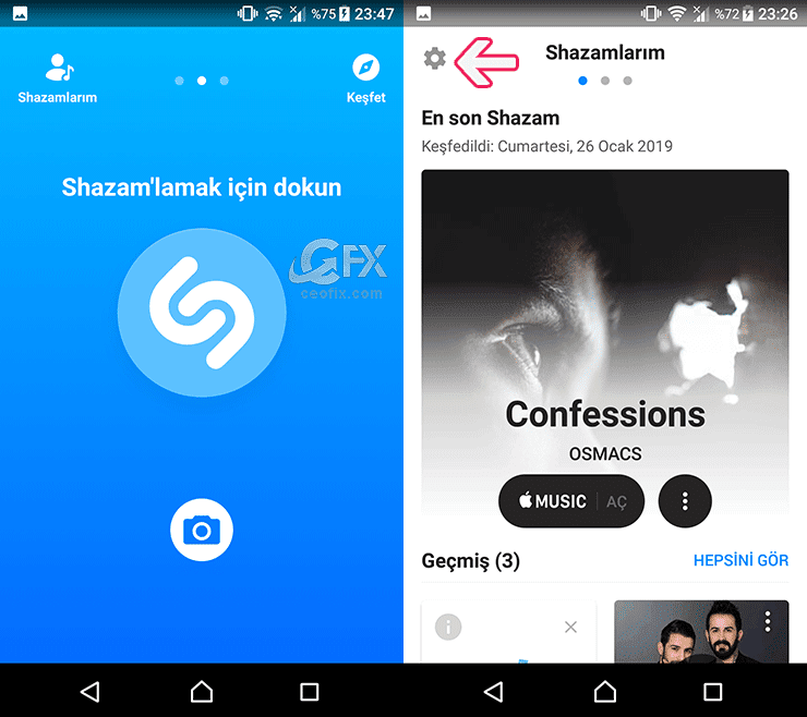 Pop'up Shazam- Shazam Açık Sorununun Çözümü