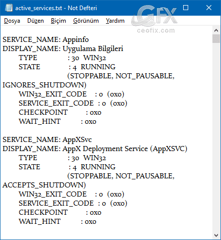 Windows servislerine nasıl ulaşırız?