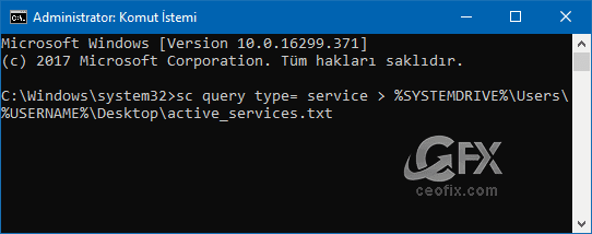 Windows servislerine nasıl ulaşırız?