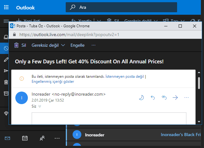 Outlook.com karanlık modda nasıl kullanılır?