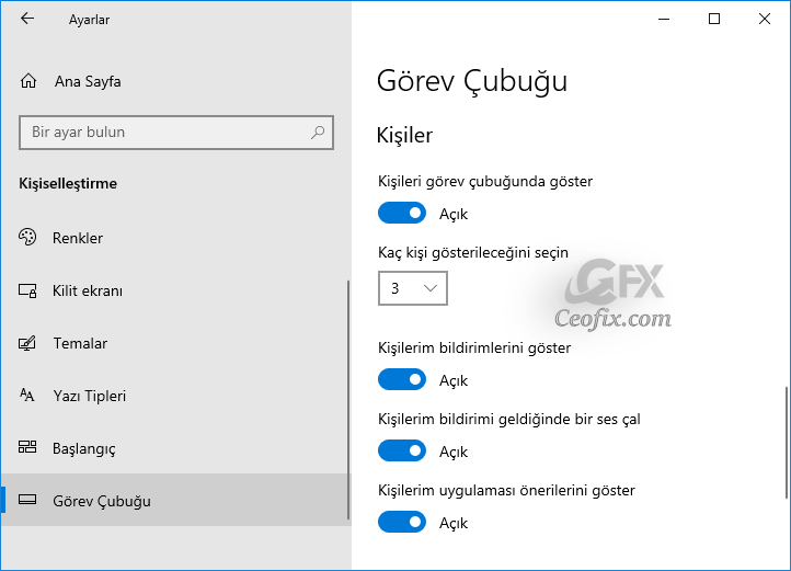 Windows 10'da kişilerim'e birden fazla kişiyi ekleme