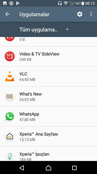 Android VLC PLayer Parlaklık ayarlarını yapılandırma :
