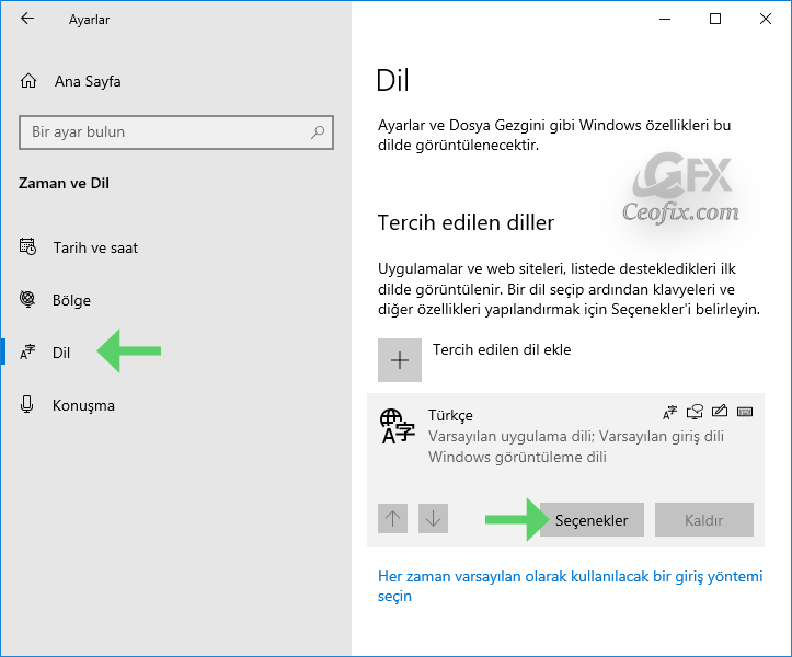Windows 10'a Ek Klavye Dili Nasıl Eklenir