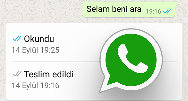 Whatsapp Okundu Ve Teslim Edildi Bilgisini Kontrol Et