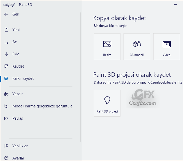 Windows 10'da Paint 3D İle Fotoğrafların Arka Planını Sil