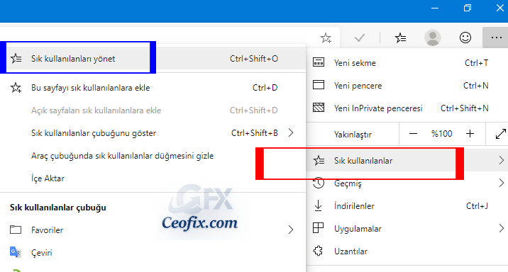 Chromium EDGE de Yer İşaretleri Dışa Nasıl Aktarılır
