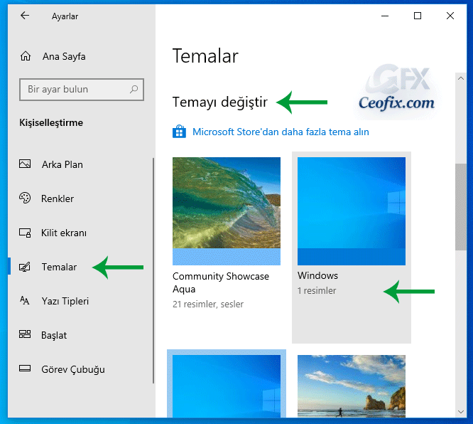 Windows 10'da Tema Nasıl Değiştirilir?