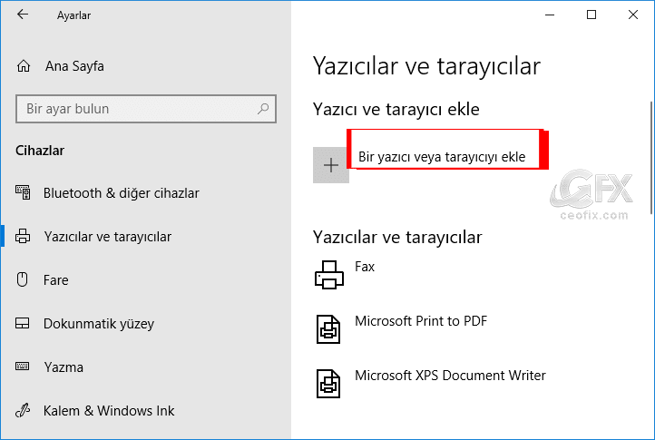 Windows'da Ev Grubu Olmadan Yazıcıyı Ağ'da Paylaş