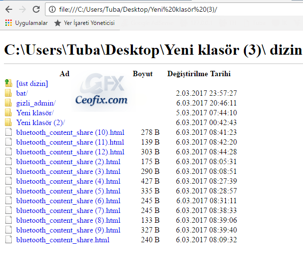 Bir Klasördeki Dosya Ve Klasör Adları Nasıl Excel'e Aktarılır