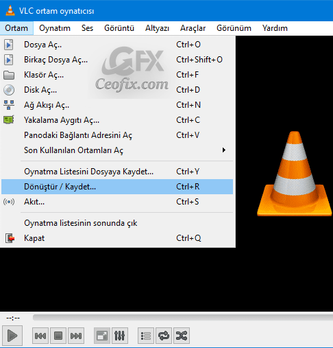 VLC Player İle Video Nasıl Dönüştürülür