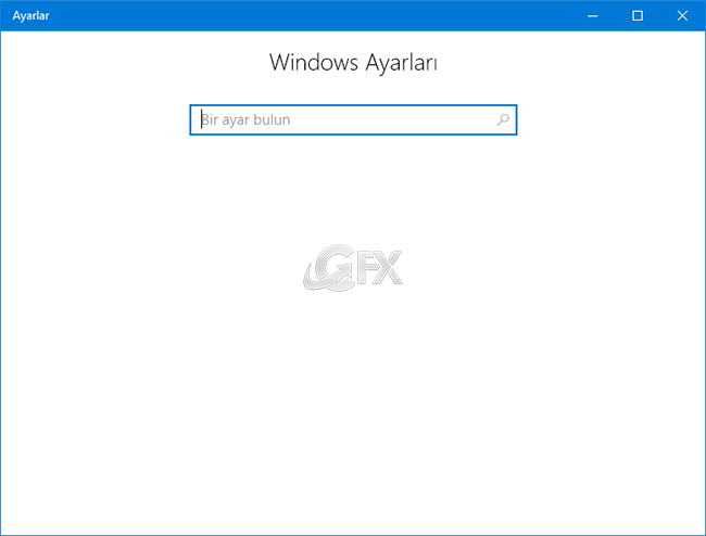 Windows 10 da Ayarlar Nasıl Gizlenir