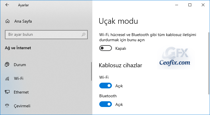 Windows 10'da WiFi Simgesi Yok? 