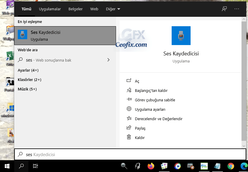 Windows 10'da Ses kaydedicisi nerede ve nasıl açılır