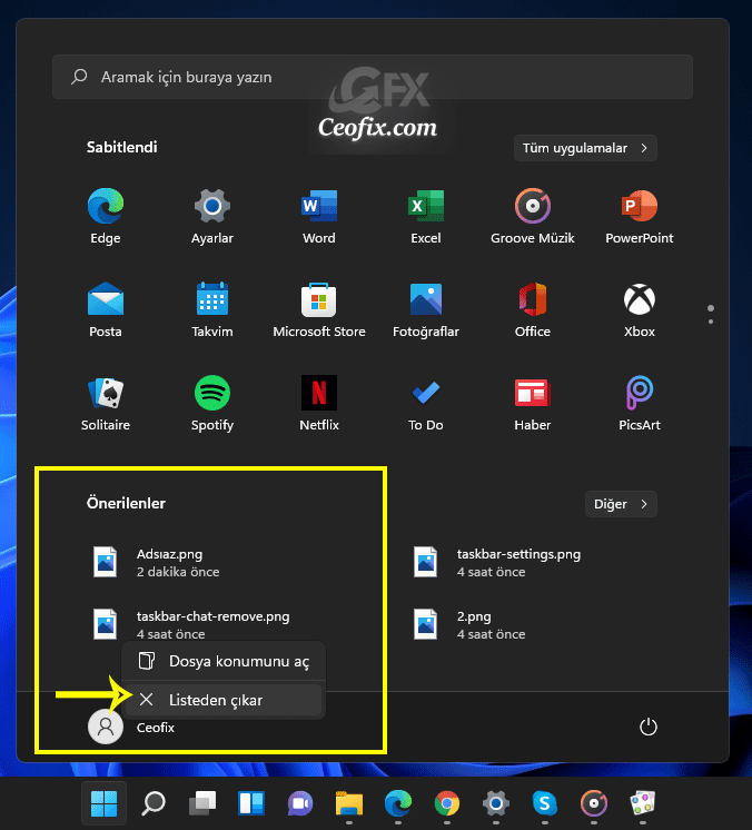Windows 11'de Son Dosyalarınızı manuel olarak nasıl temizlersiniz?