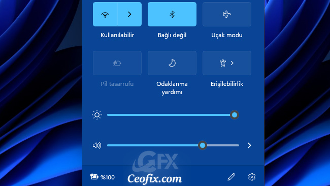 Windows 11’de Hızlı Eylemleri Düzenle