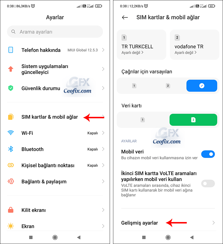 SIM kartlar ve mobil ağlar