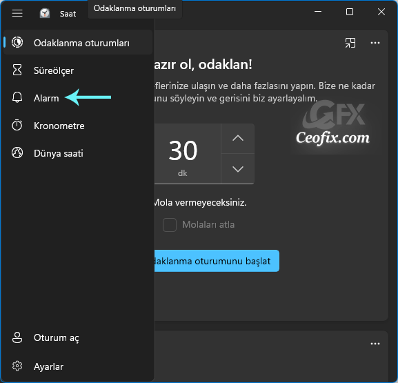 Windows 11'de Alarm Nasıl Kurulur?