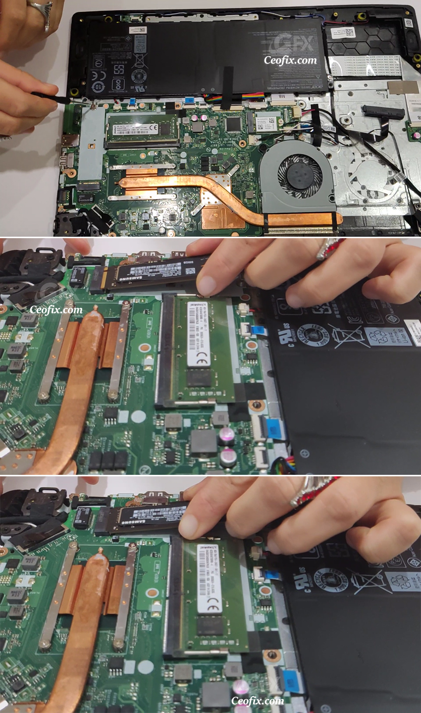 How to install an NVME M.2 SSD (Acer A315-53G-5855)