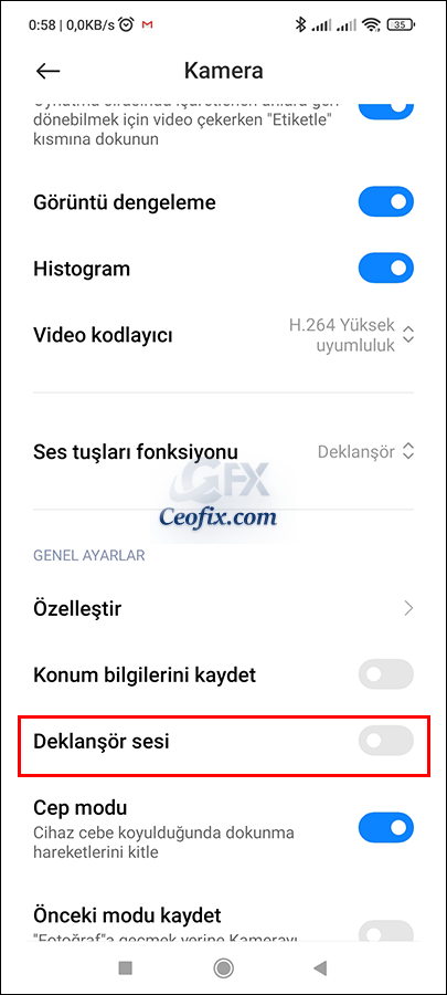 Kamera Sesi Nasıl Kapatılır: Deklanşör ve Bip Sesleri