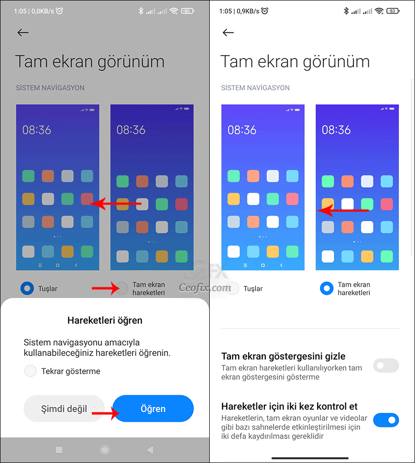 Tam Ekran Görünüm